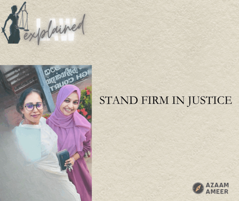 stand firm in justice english